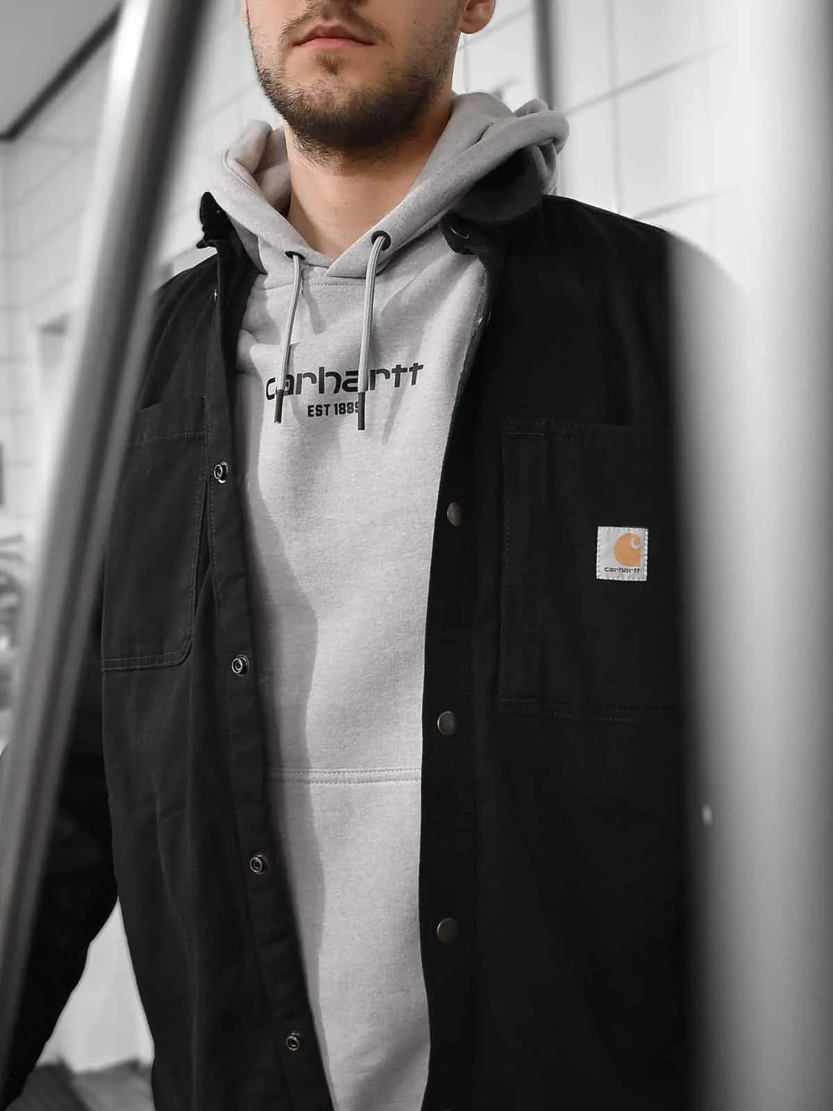 105569&#x20;Work&#x20;Hoodie&#x20;Force&#x20;Logo&#x20;Graphic&#x20;-&#x20;Carhartt