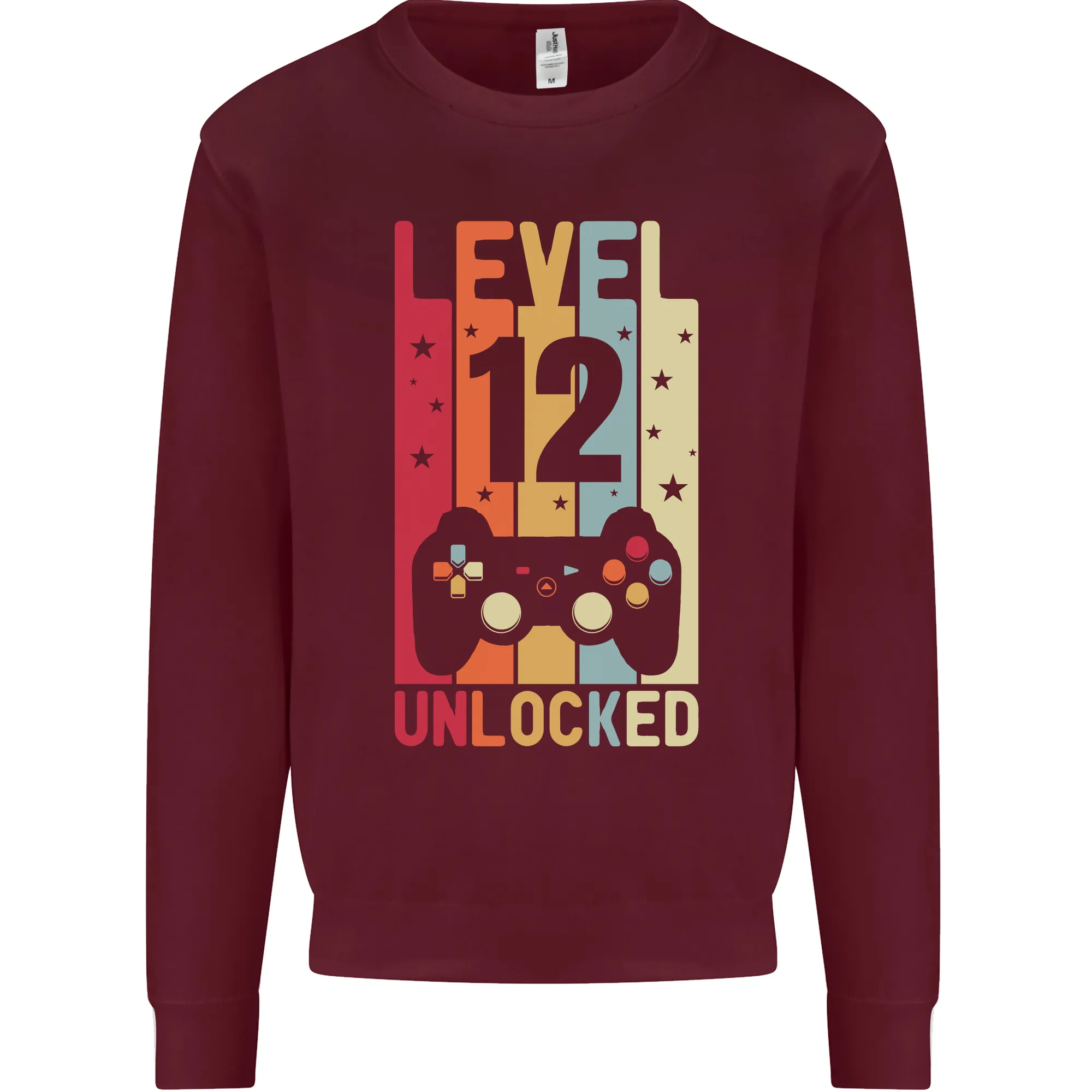 12th Birthday 12 Year Old Level Up Gaming Kids Sweatshirt Jumper