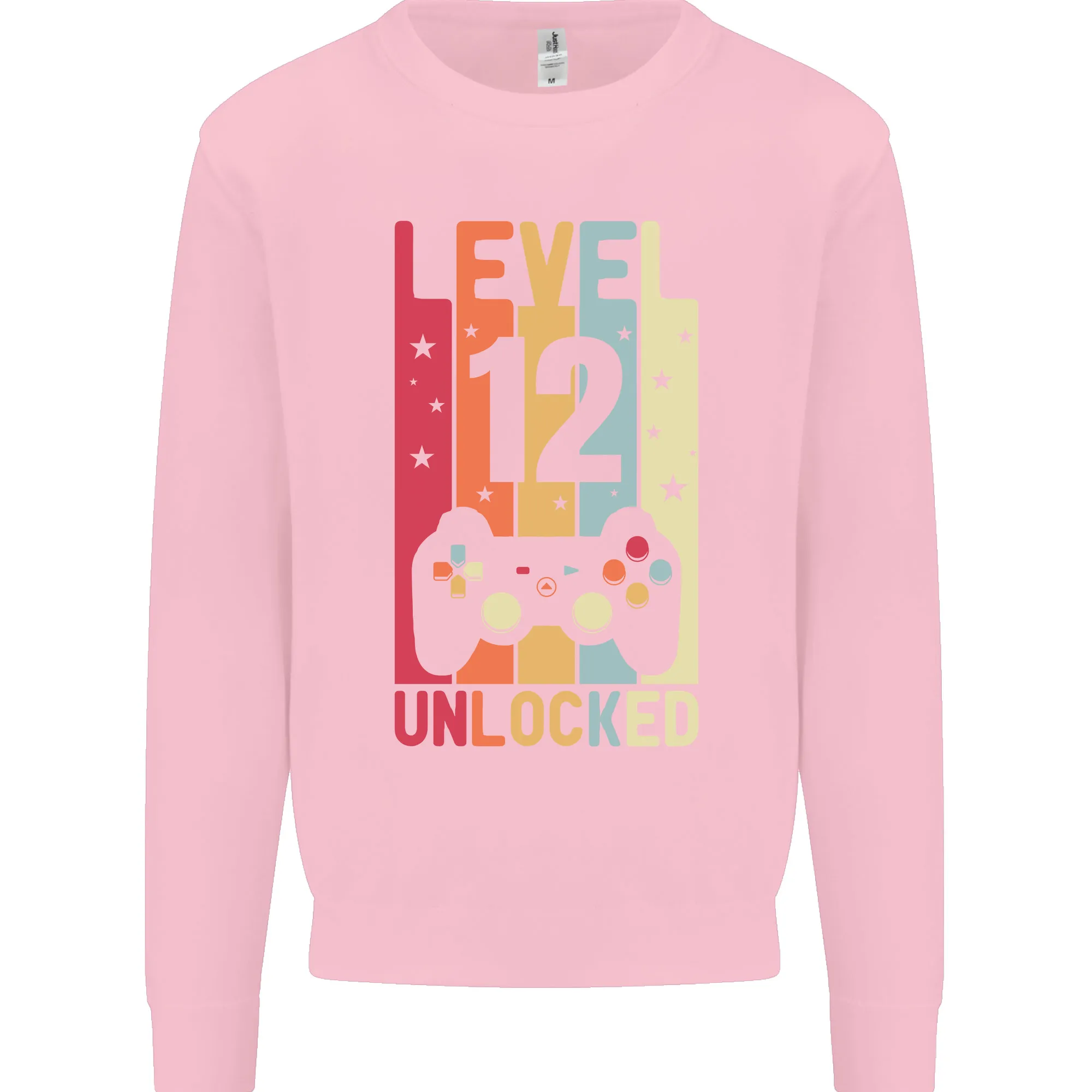 12th Birthday 12 Year Old Level Up Gaming Kids Sweatshirt Jumper