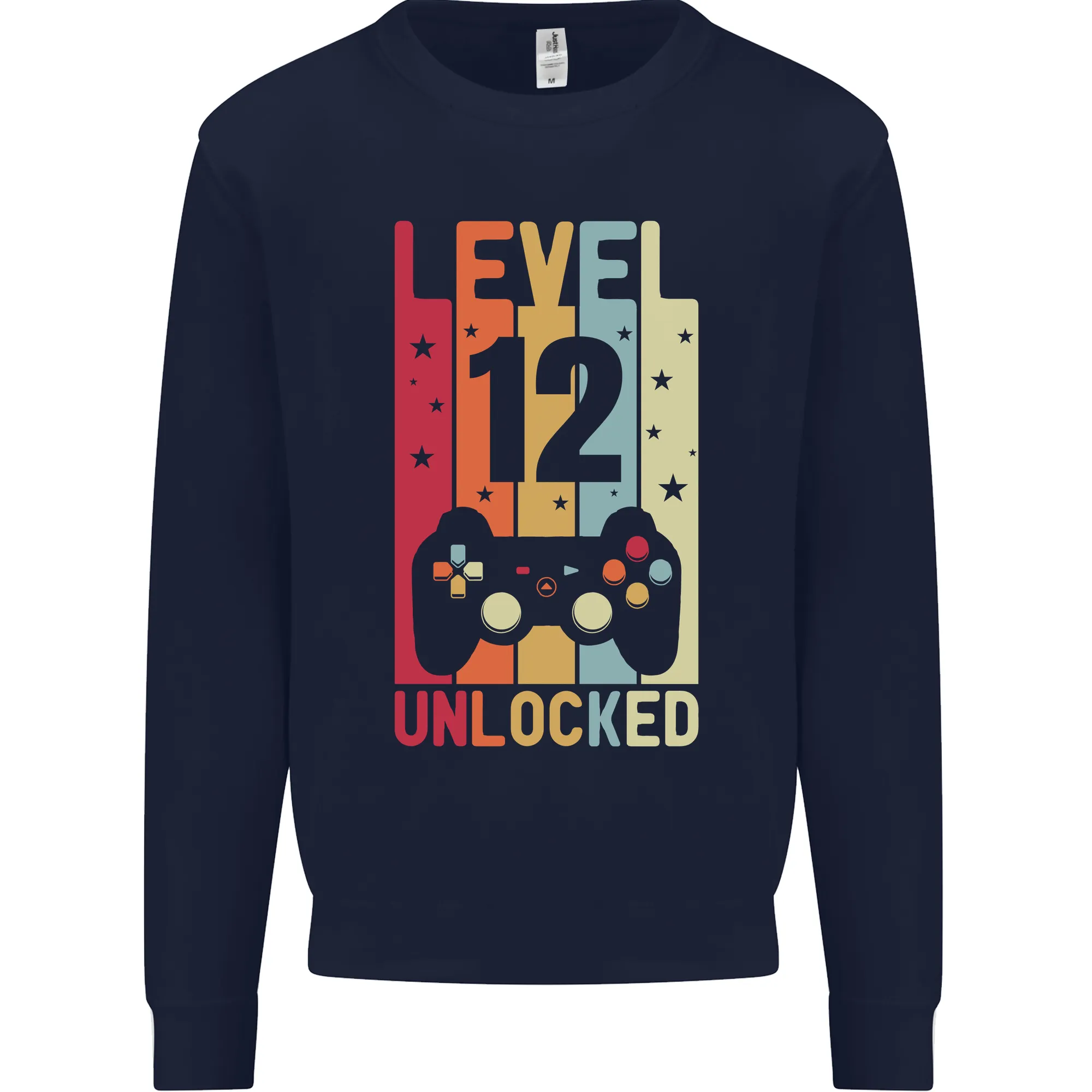 12th Birthday 12 Year Old Level Up Gaming Kids Sweatshirt Jumper