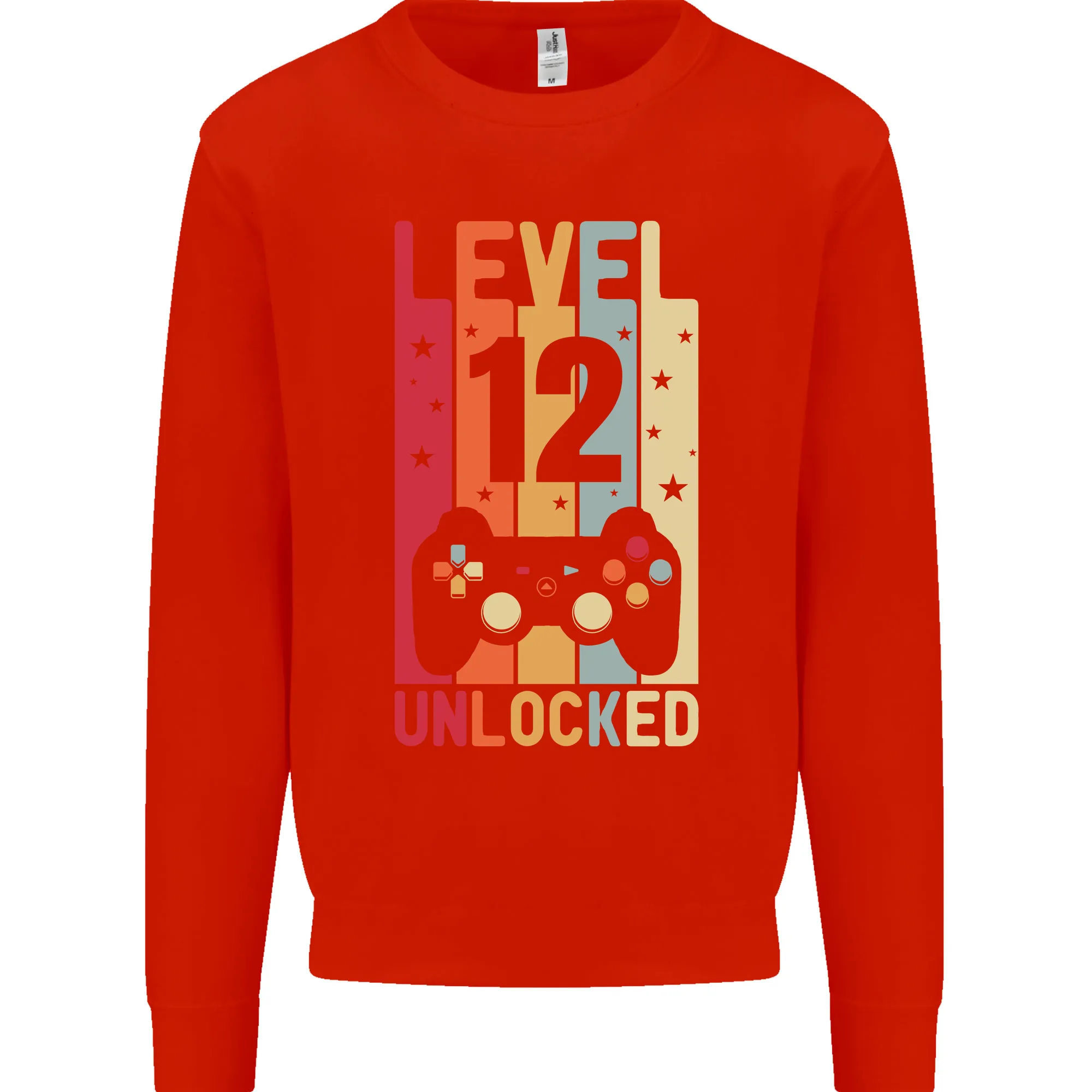 12th Birthday 12 Year Old Level Up Gaming Kids Sweatshirt Jumper