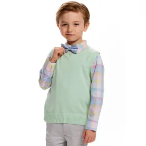 Andy & Evan - 4PC Pastel Plaid Set