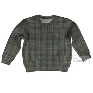 Antrim County Ireland Tartan Kid Ugly Sweater