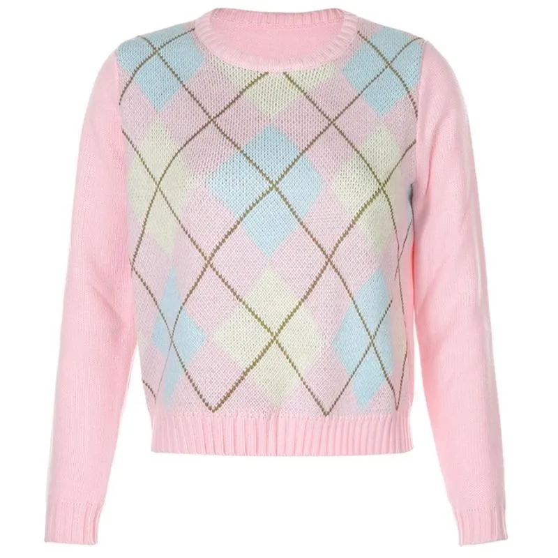 Argyle Crew Neck Jumper