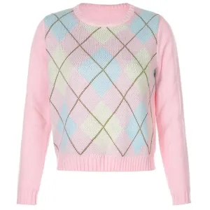 Argyle Crew Neck Jumper