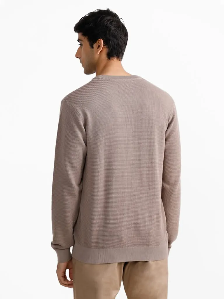 Ascot Taupe Relaxed-Fit Sweater