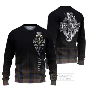 Balfour Tartan Ugly Sweater Featuring Alba Gu Brath Family Crest Celtic Inspired