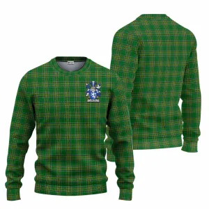 Balle Irish Clan Tartan Knitted Sweater with Coat of Arms