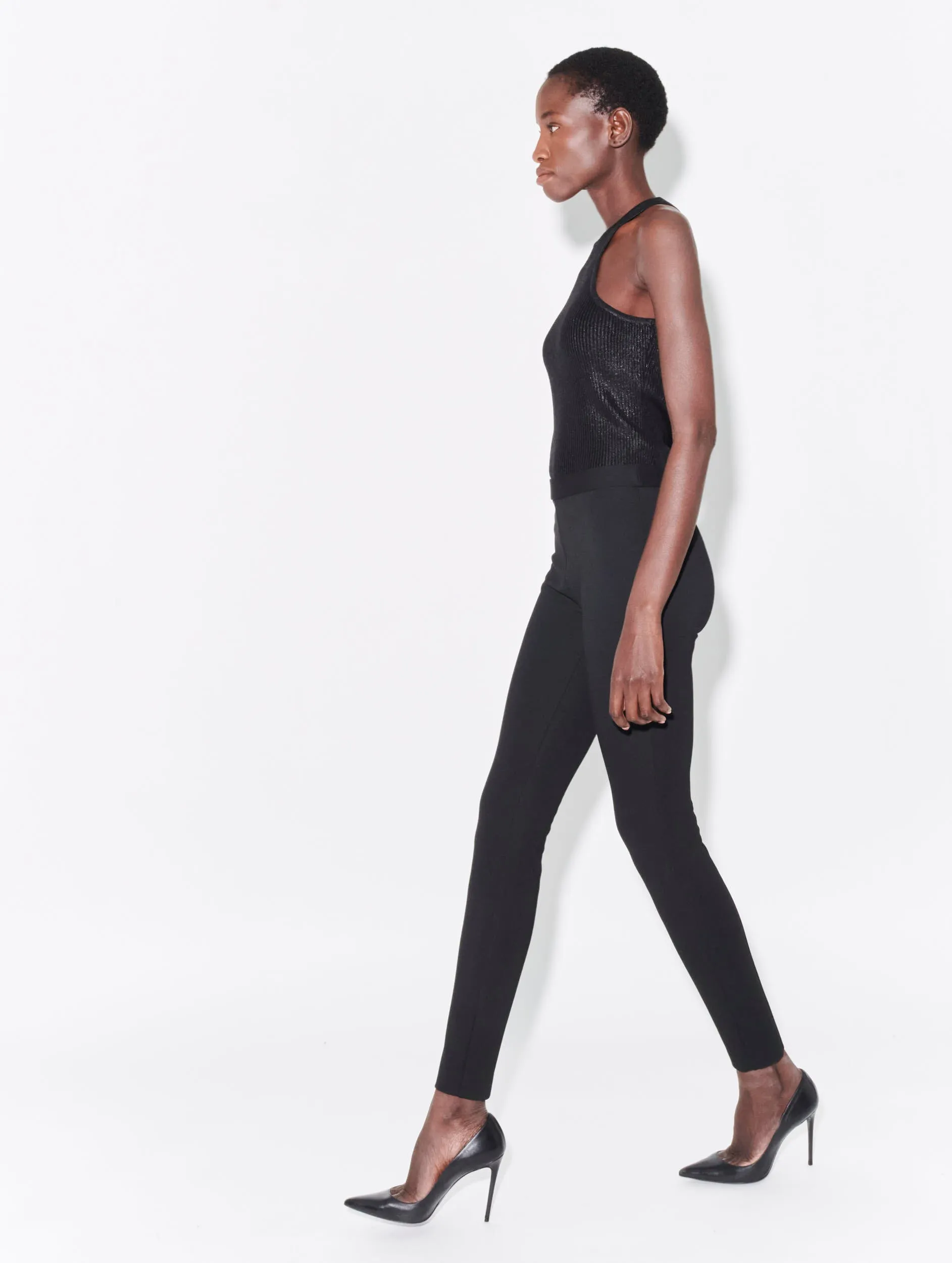 Black milano jersey leggings