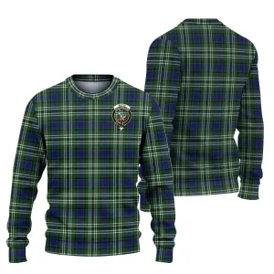 Blyth Tartan Ugly Sweater with Family Crest