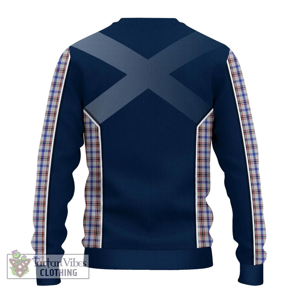 Boswell Tartan Ugly Sweater with Family Crest and Lion Rampant Vibes Sport Style