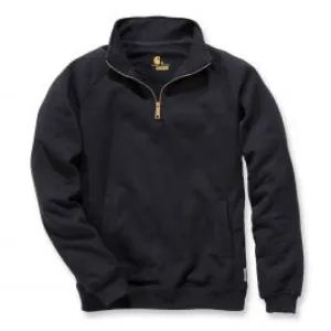 Carhartt&#x20;K503&#x20;Midweight&#x20;Quarter&#x20;Zip&#x20;Mock&#x20;Neck&#x20;Sweatshirt&#x20;-&#x20;Black