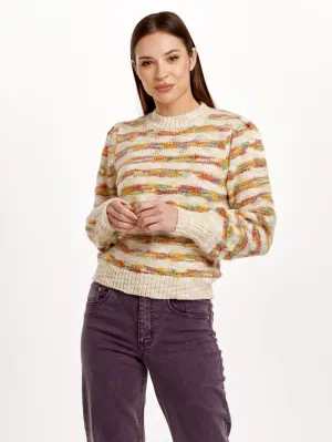 Dear John Jasmine Seaside Stripe Sweater - Cream/Multi