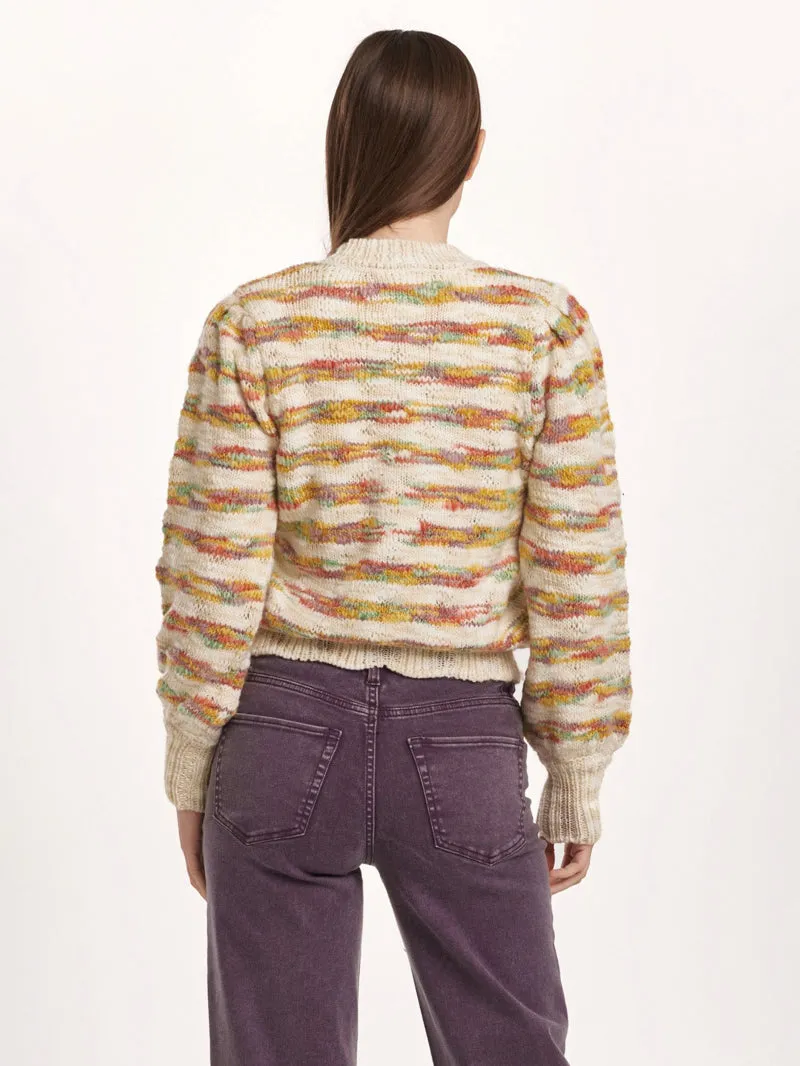 Dear John Jasmine Seaside Stripe Sweater - Cream/Multi