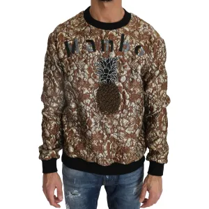 Dolce & Gabbana Opulent Multicolor Crewneck Sweater