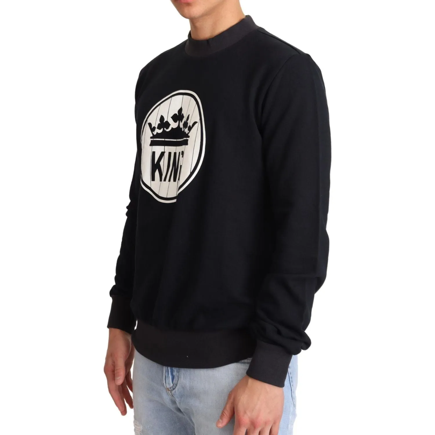 Dolce & Gabbana Regal Crown Motive Crewneck Sweater