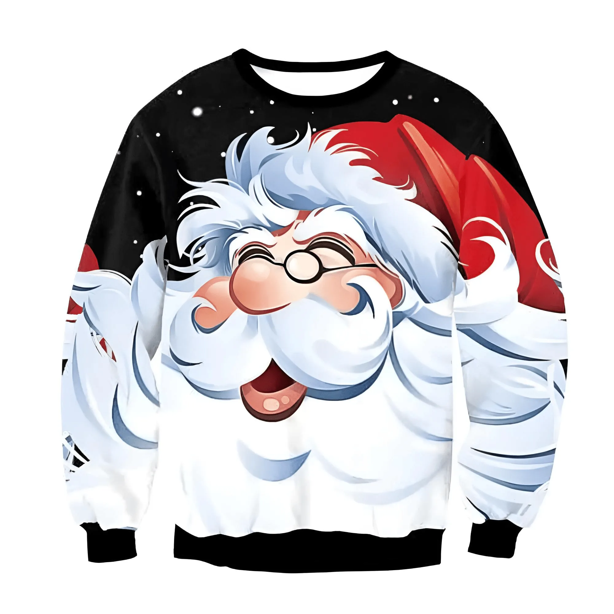 Funny Ugly Christmas Sweaters Jumpers Holiday Party Xmas Sweatshirts