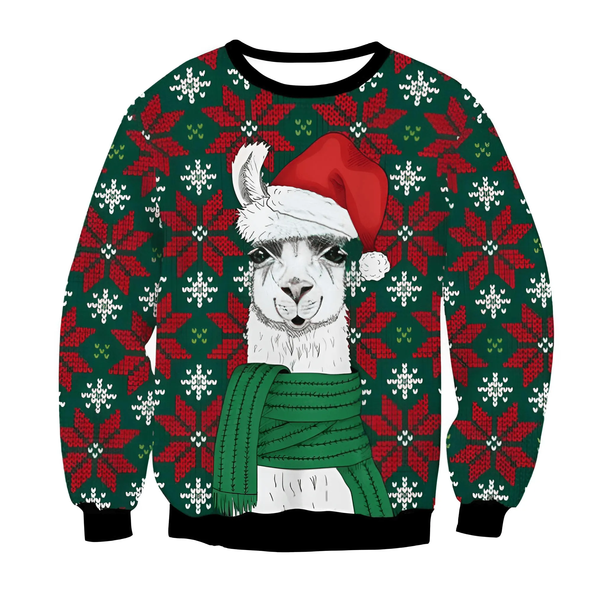 Funny Ugly Christmas Sweaters Jumpers Holiday Party Xmas Sweatshirts