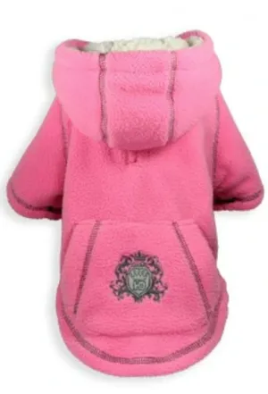 Hip Doggie Crown Crest Fleece Hoodie