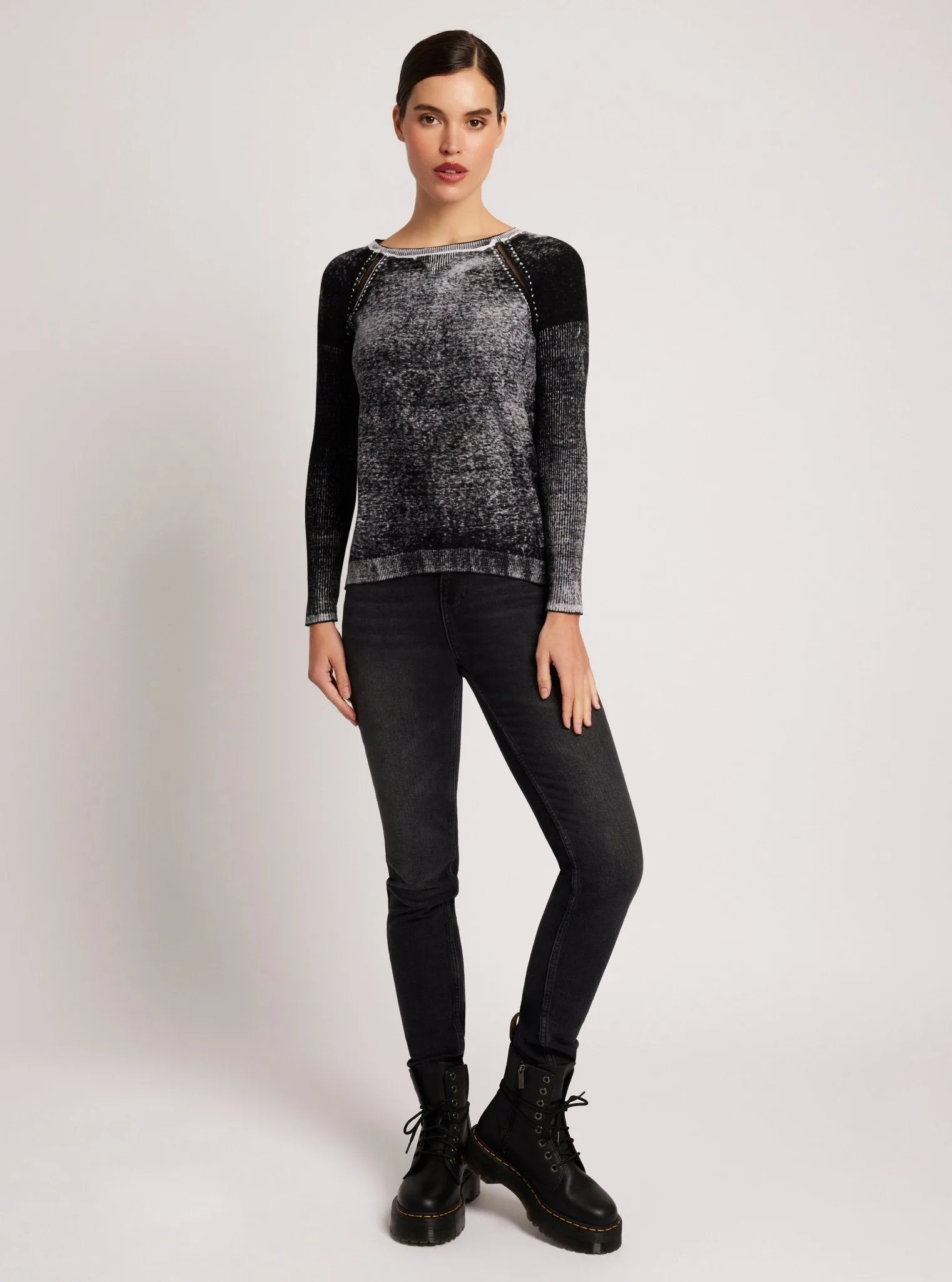 Huntress Mesh Boyfriend Sweater