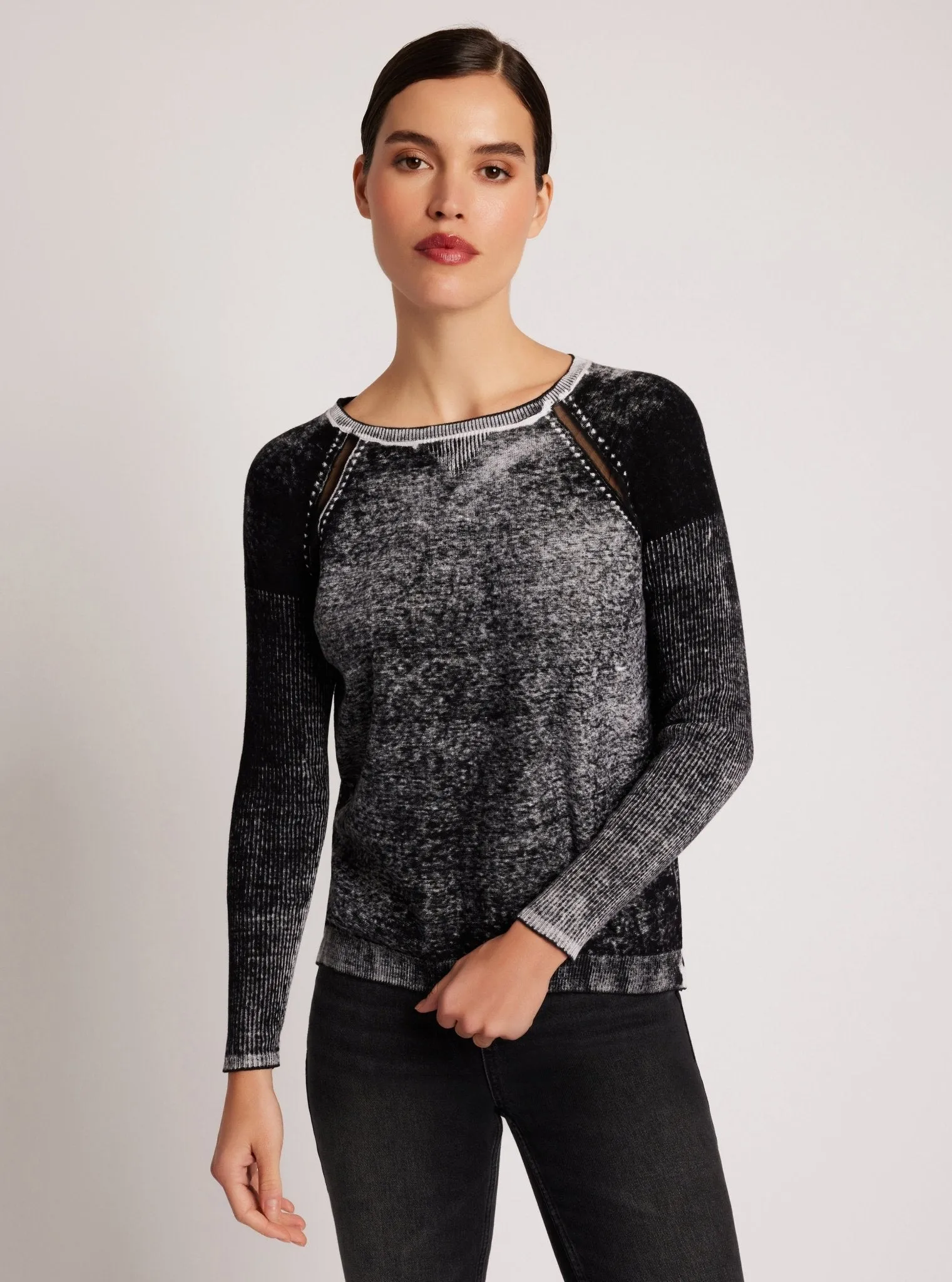 Huntress Mesh Boyfriend Sweater