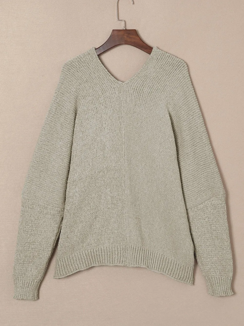 Lapel Pocket Knit Sweater Cardigan Coat