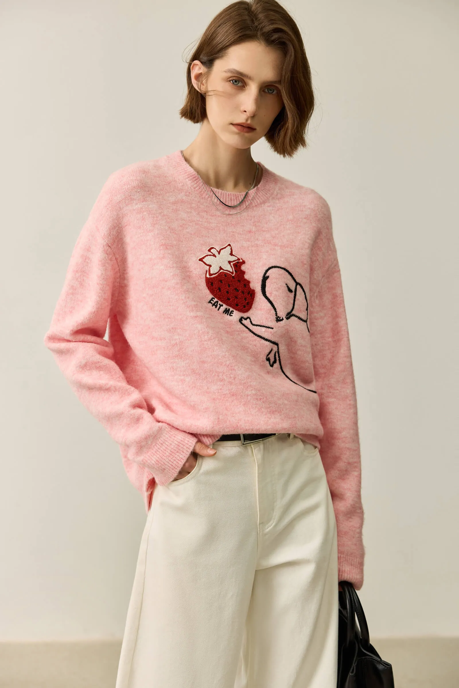 LILY Capybara Crewneck Sweater