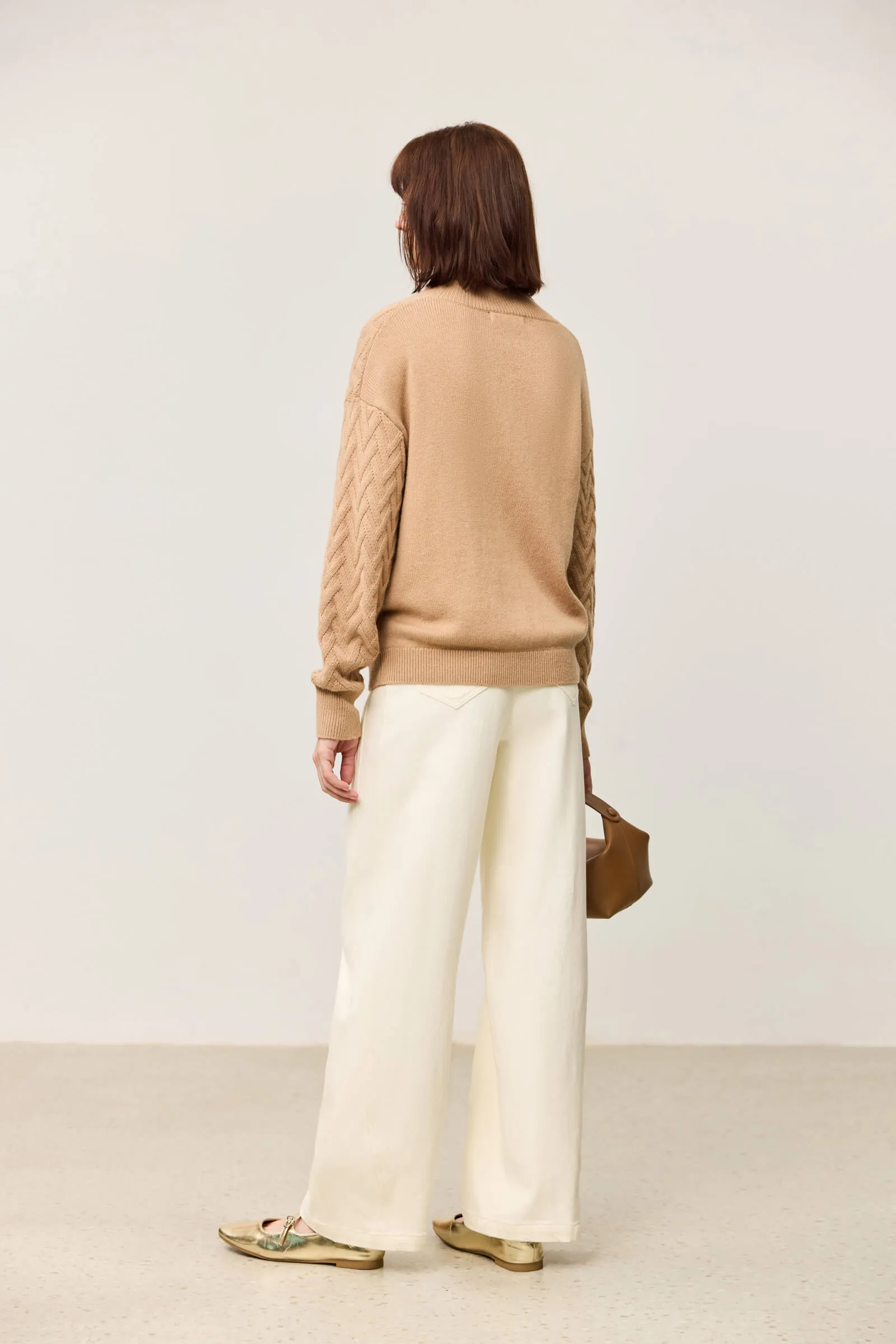 LILY French Textured Knit Sweater