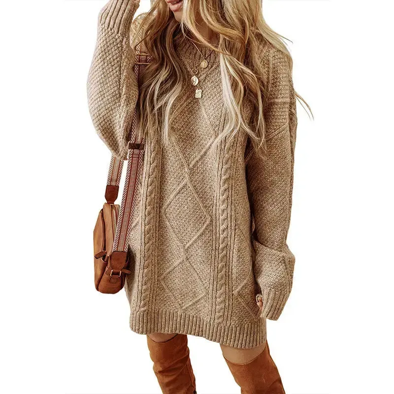 Loose Style Sweater Dress