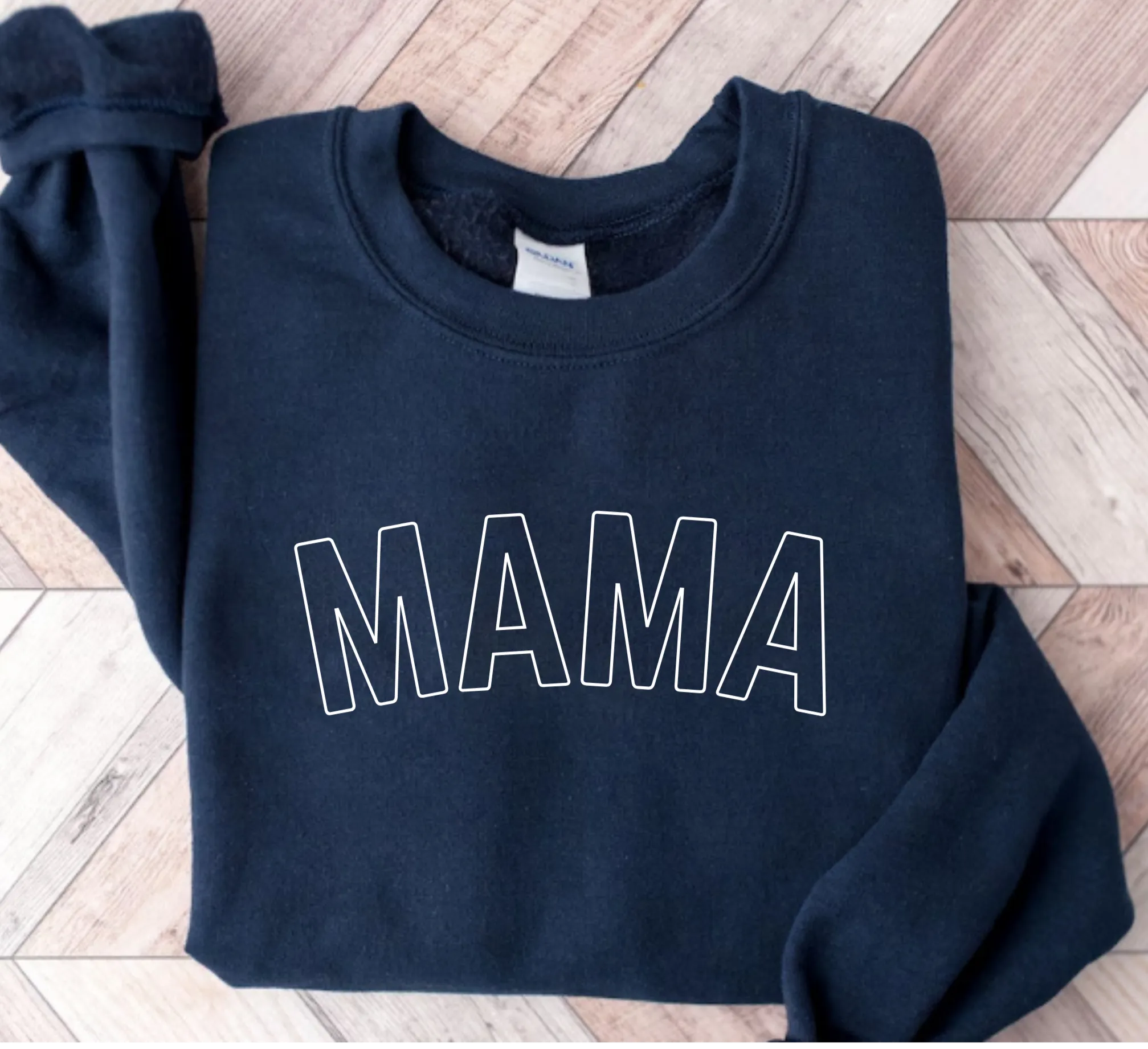 'MAMA' Sweatshirt, Mom Sweater, Mama Sweater, Crewneck Sweater, Gift for Her