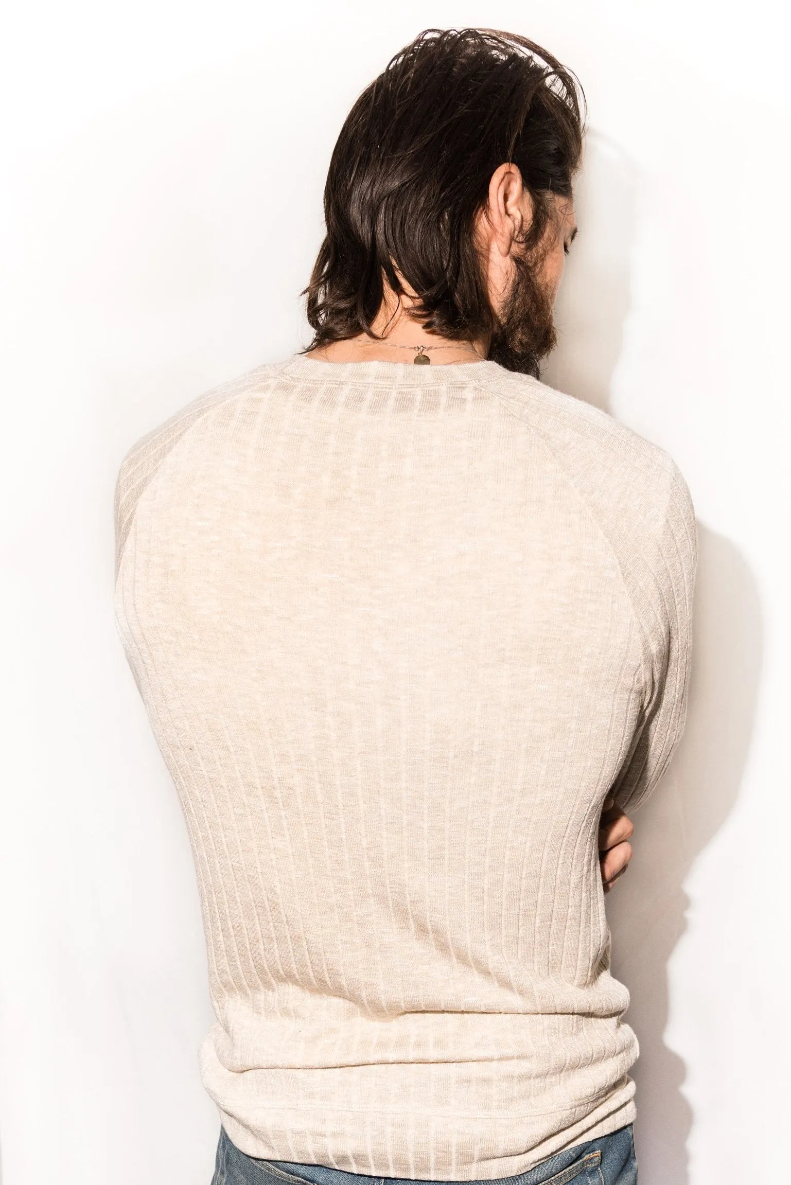 Men's Light Pullover Sweater - Camel