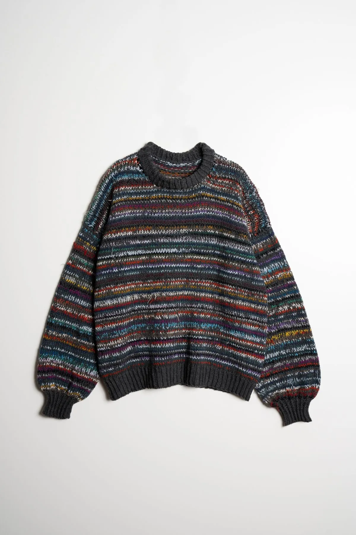 Merino Handknit Zero Waste Multi Colour