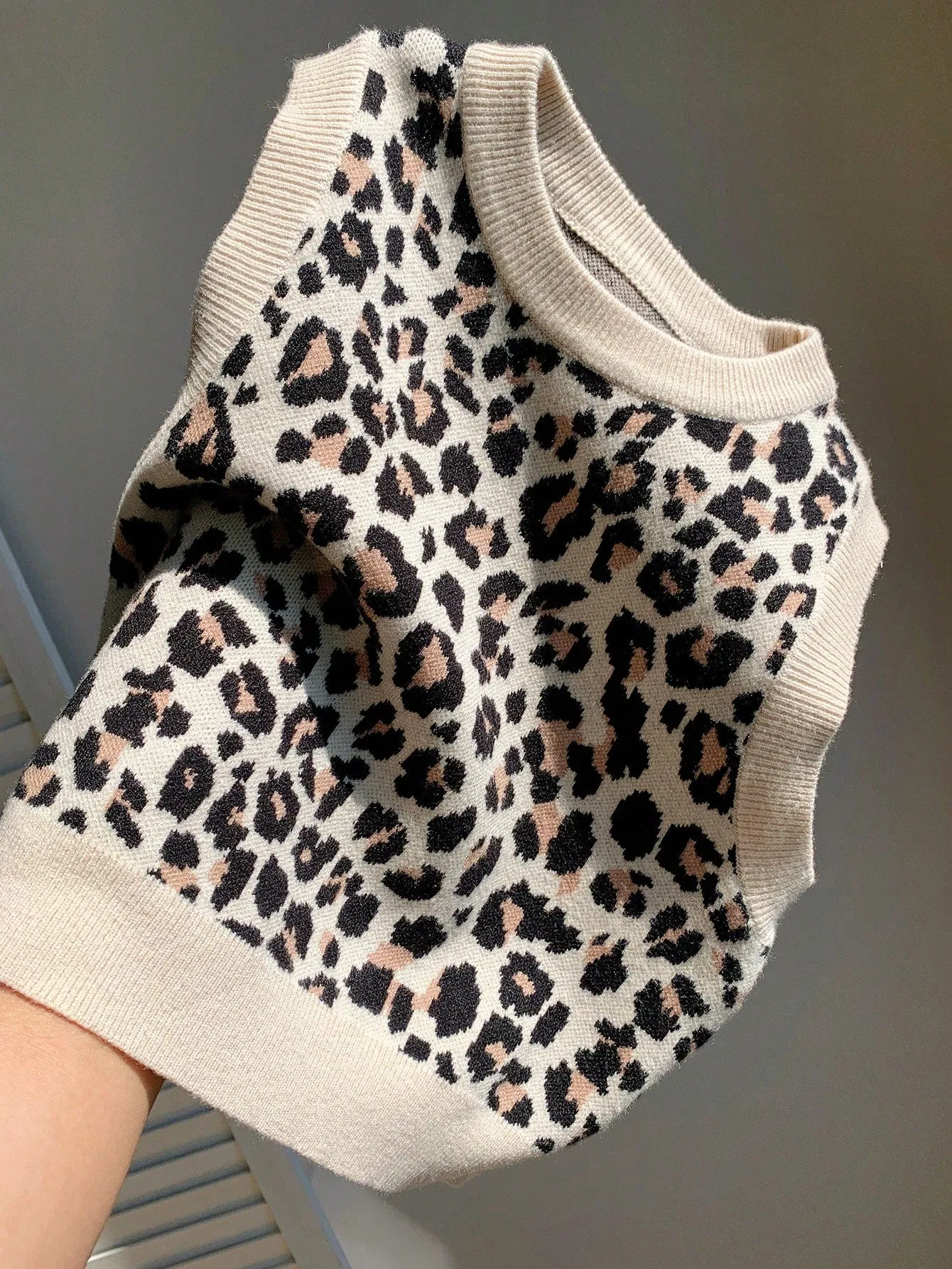 Parien Comfortcana Leopard Sweater