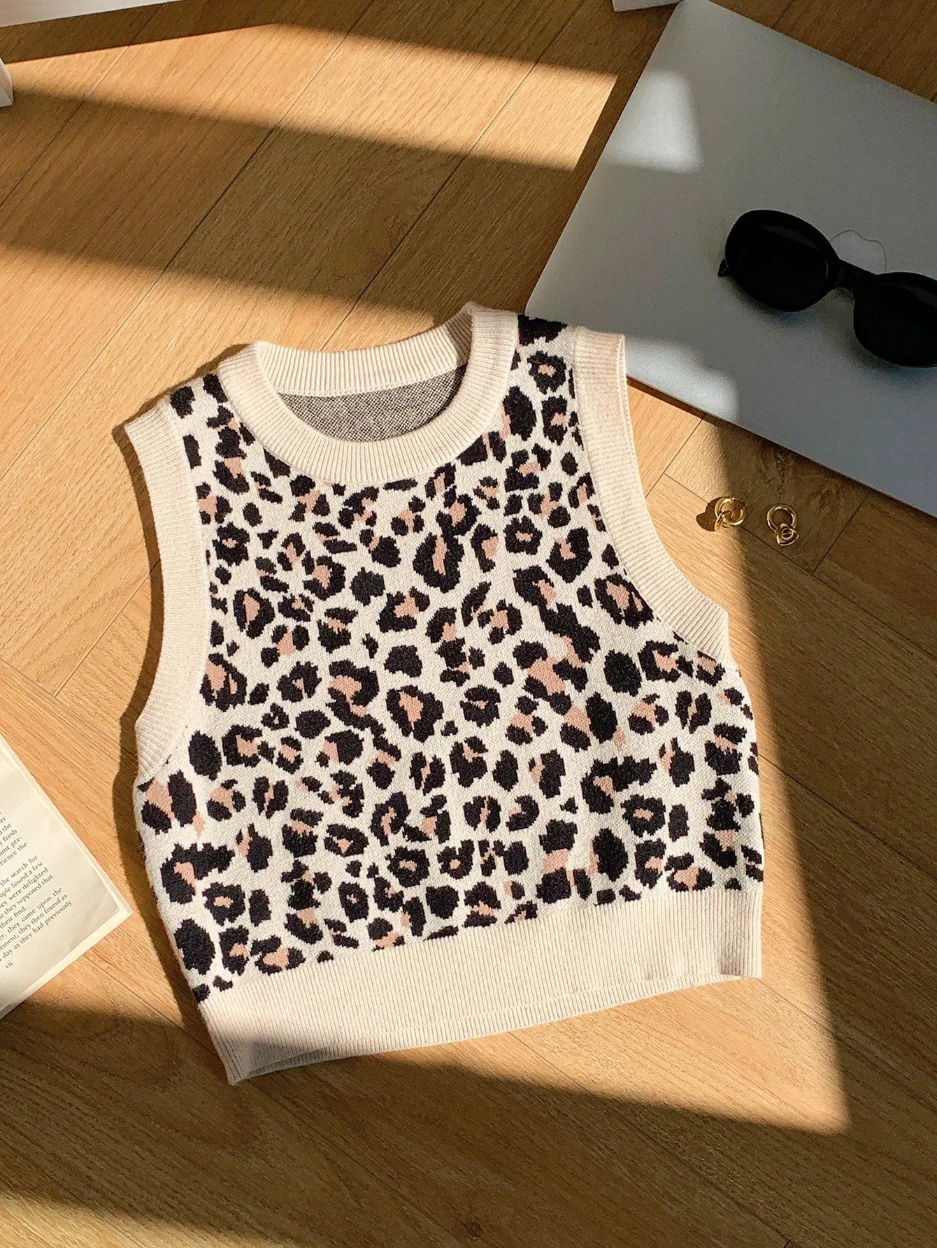 Parien Comfortcana Leopard Sweater