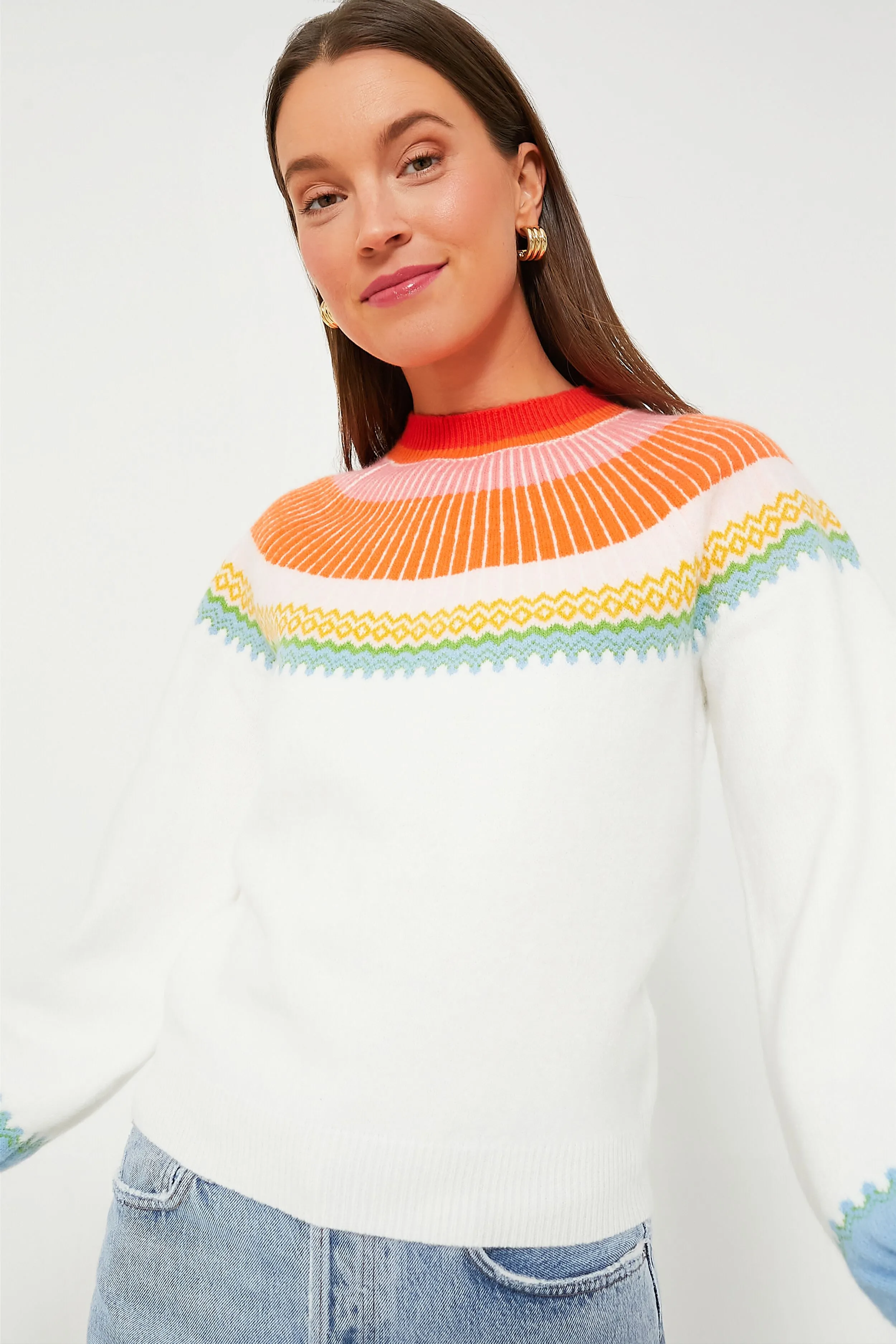 Pastel Color Block Sweater