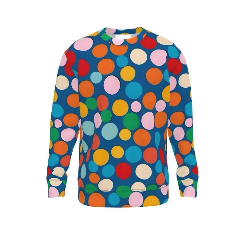 Polka Dots All Over Print Sweater