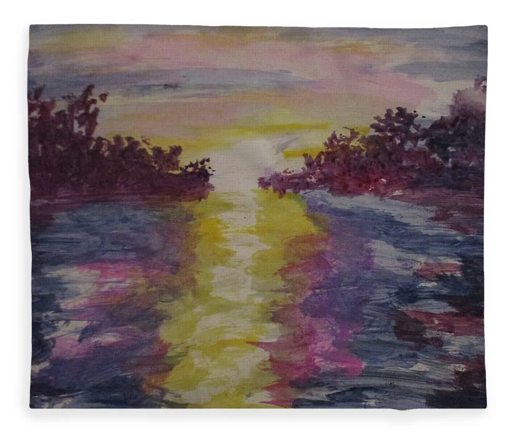 Purple Sunset - Blanket