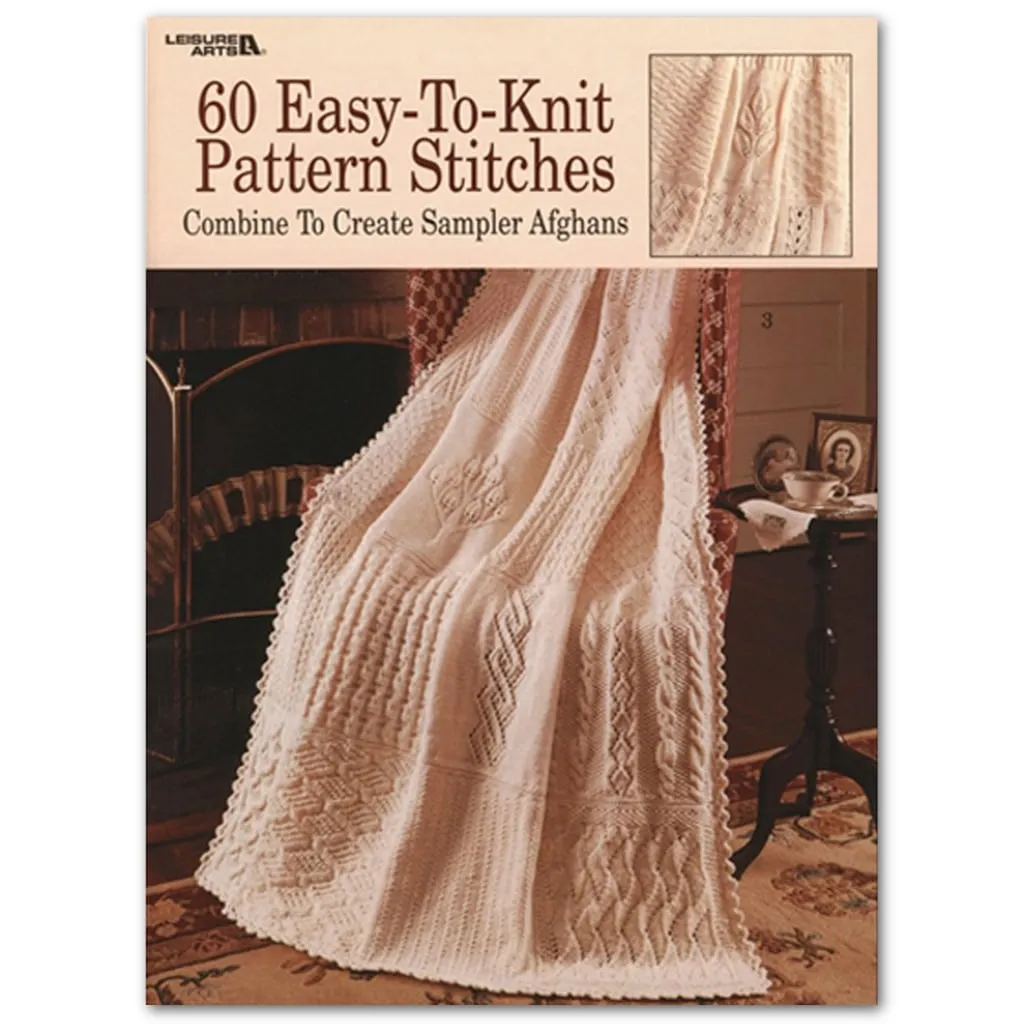 Sampler Afghans: 60 Easy-to-Knit Pattern Stitches