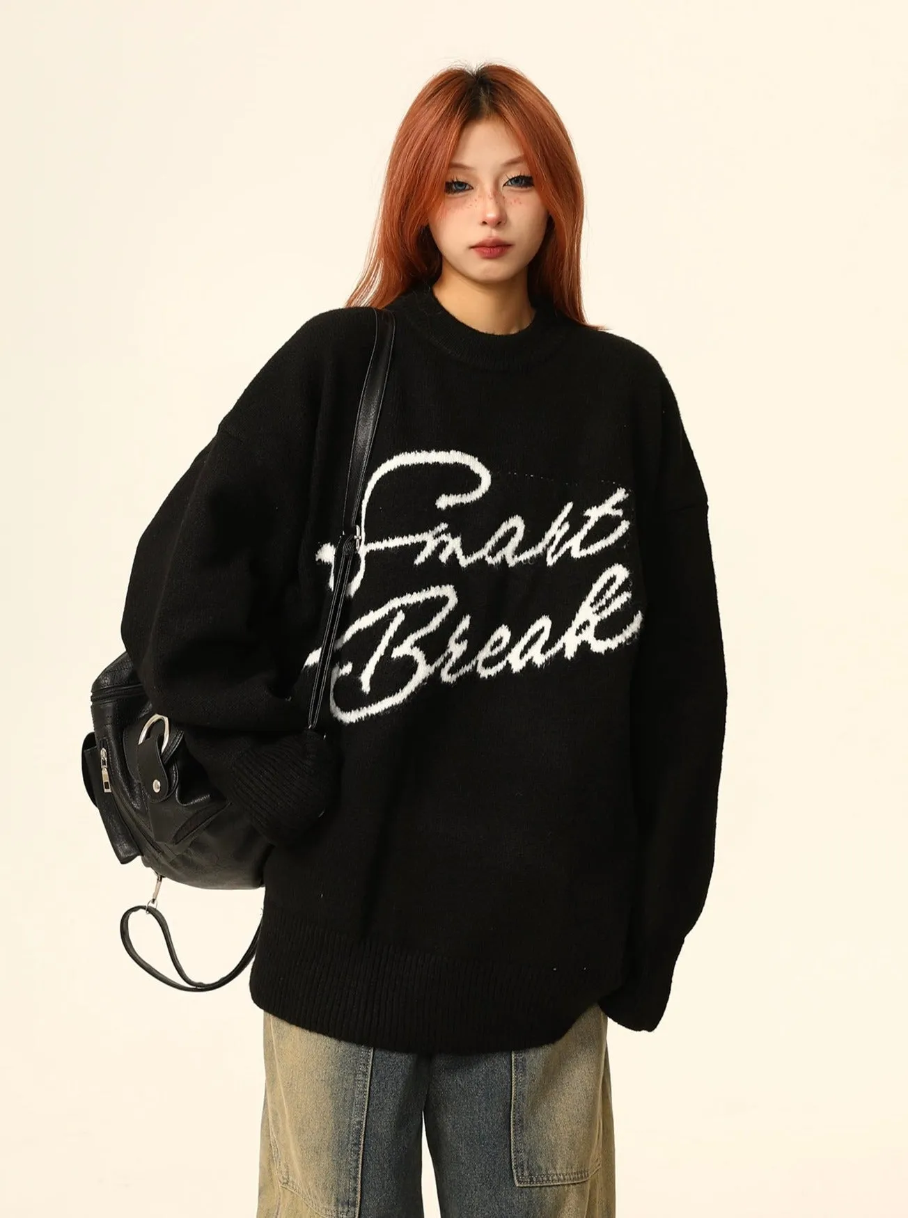 Smart Break Knit Sweater