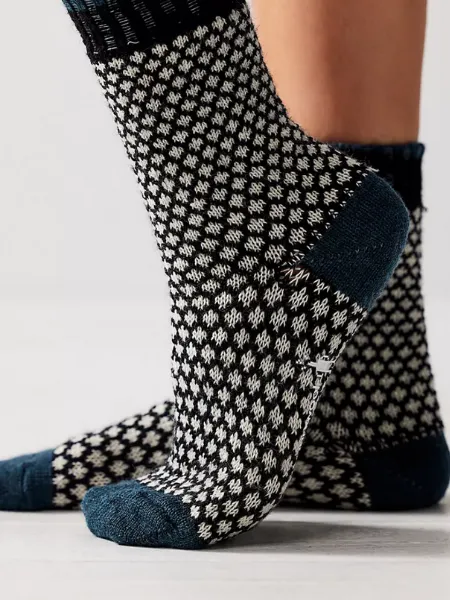 SMARTWOOL EVERYDAY POPCORN POLKA DOT CREW SOCKS