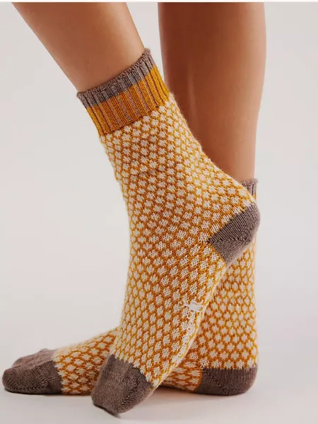 SMARTWOOL EVERYDAY POPCORN POLKA DOT CREW SOCKS