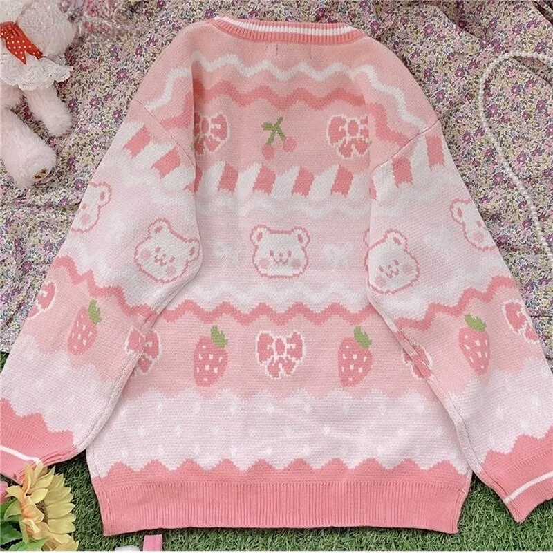 Strawberry Bear Jumper