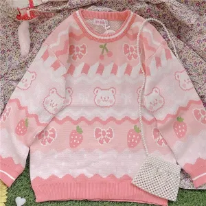 Strawberry Bear Jumper