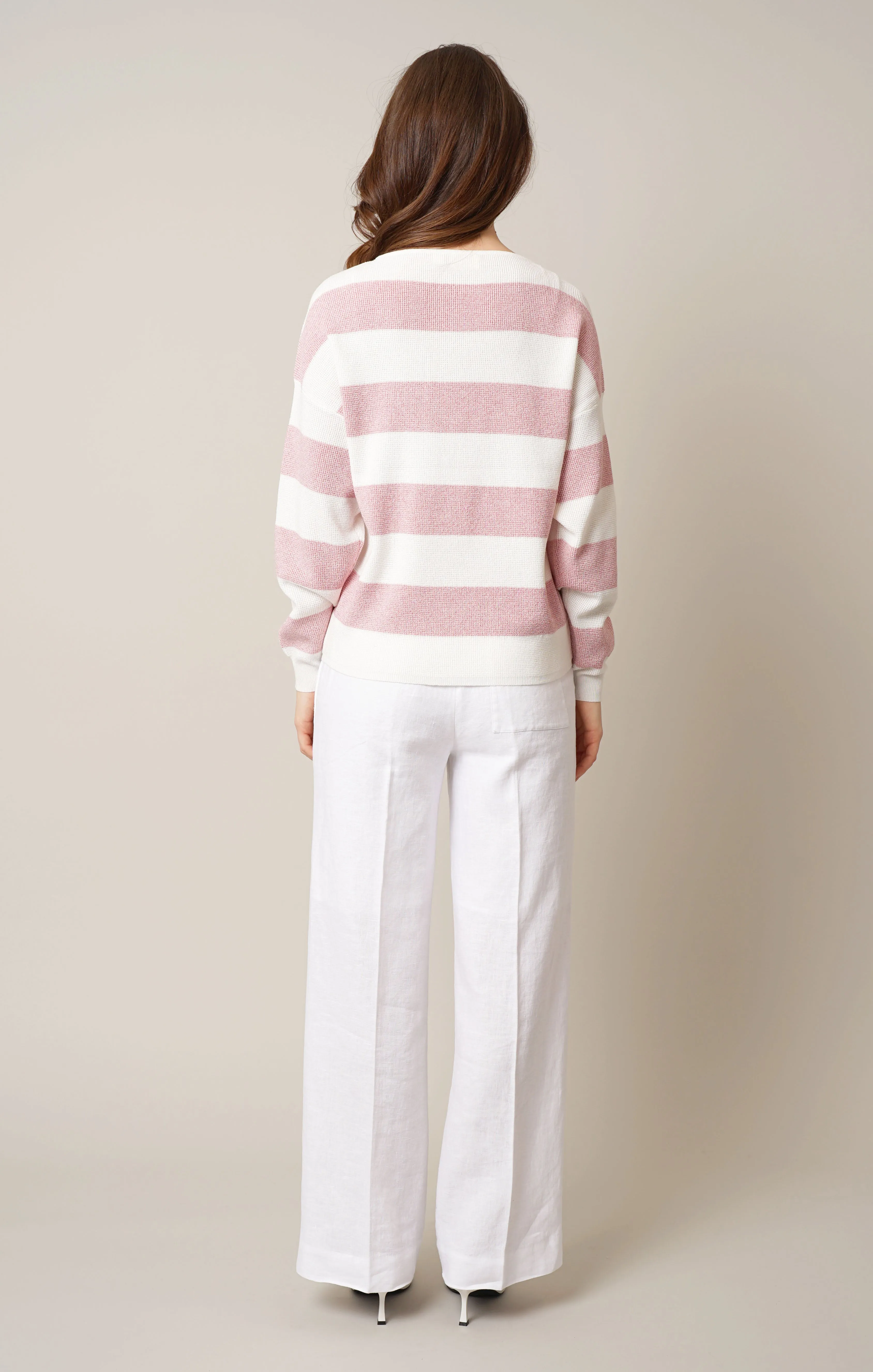 Striped Waffle Dolman