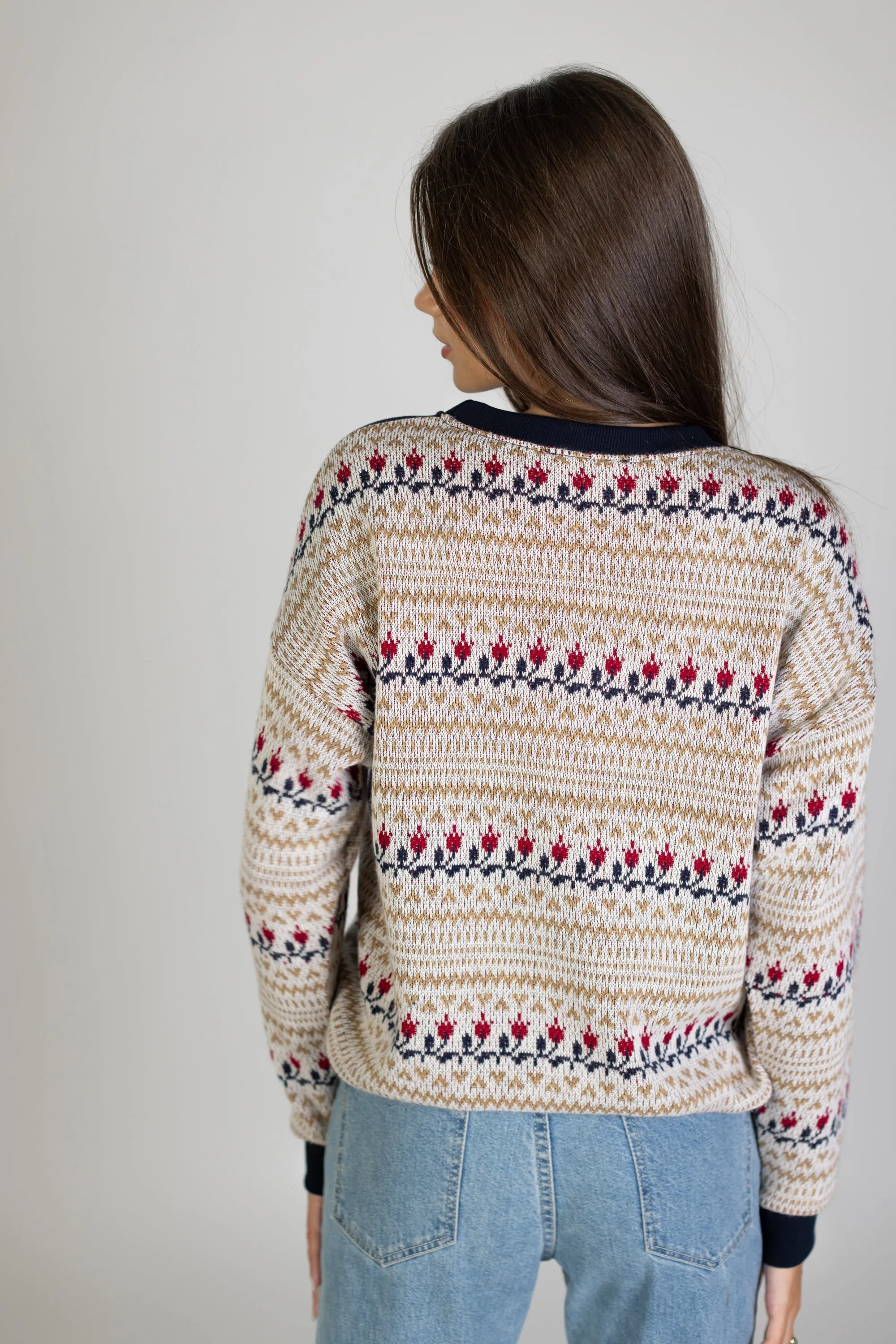 Sweater Wanderlust Blue Folk