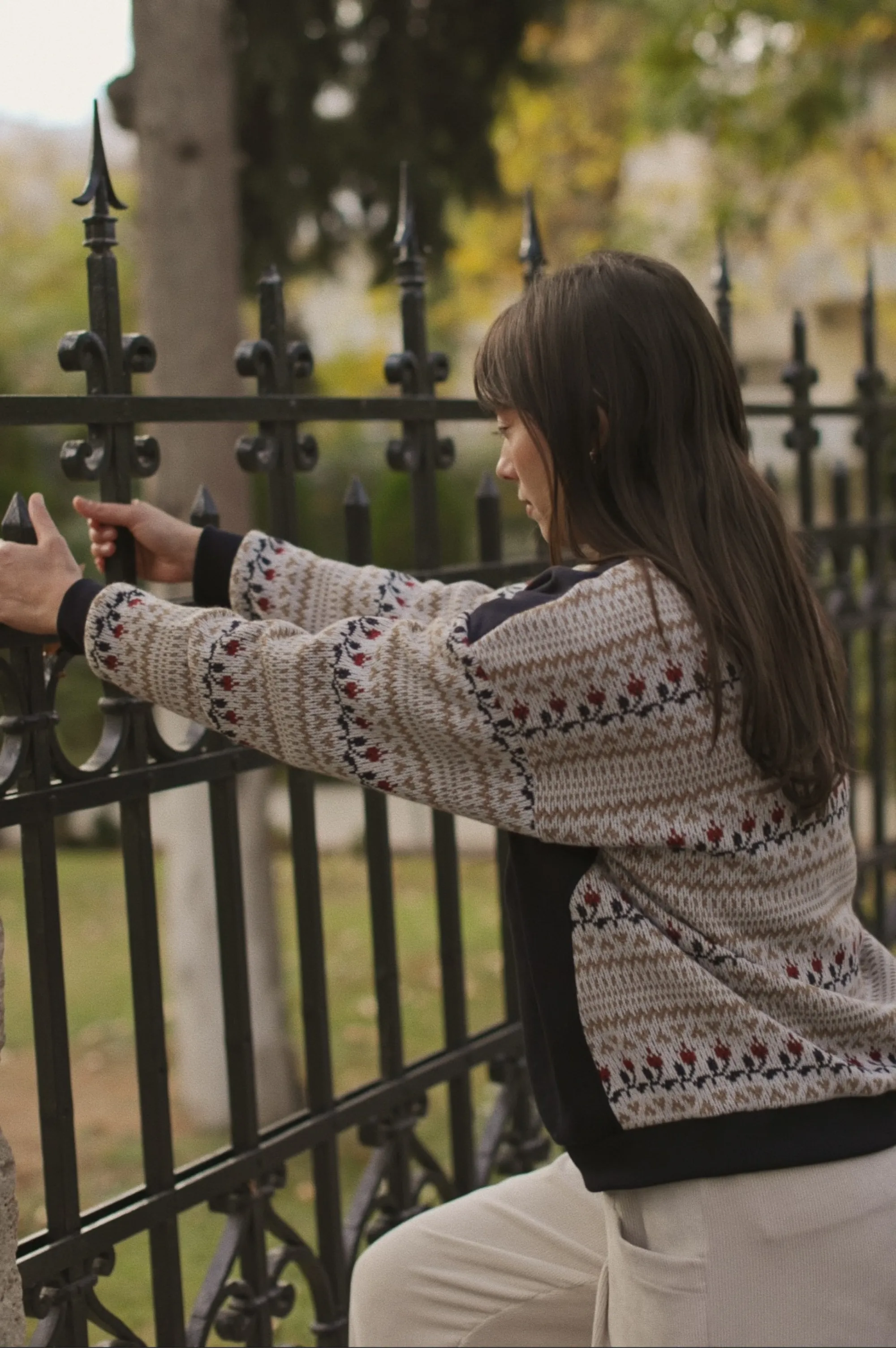 Sweater Wanderlust Blue Folk