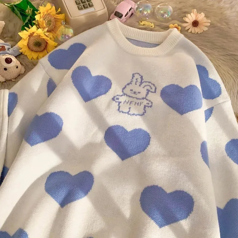 Sweet Hearts Bunny Sweater