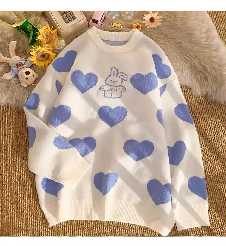 Sweet Hearts Bunny Sweater