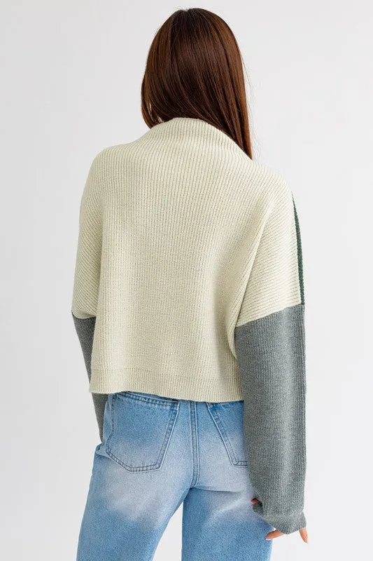 TEEK - Color Block Oversized Sweater