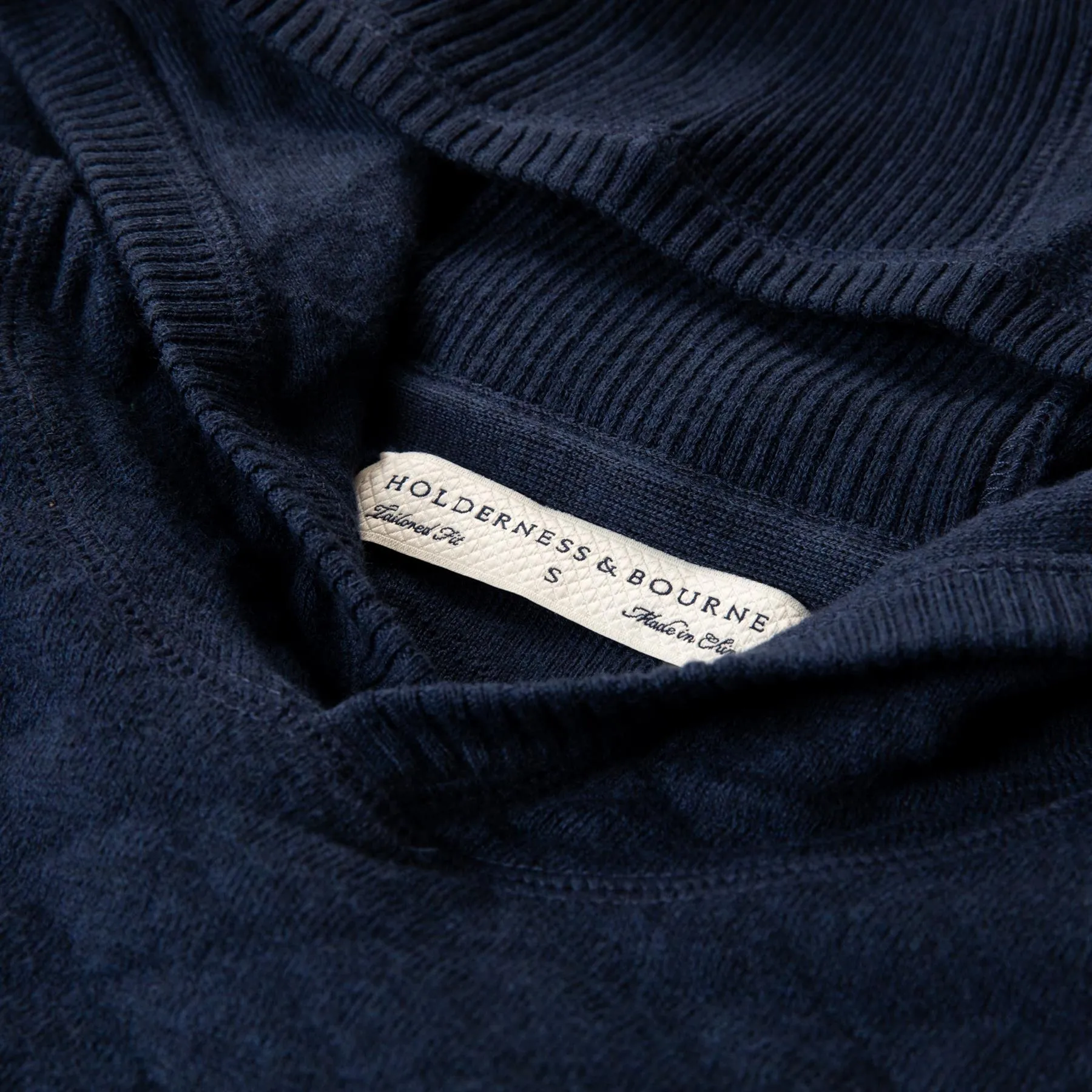 The Wallace Crewneck Sweater Heathered Navy - 2024